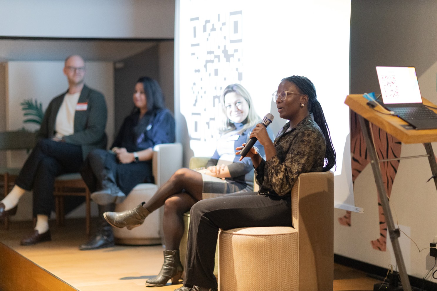 A Talent Crunch panel discussion in action